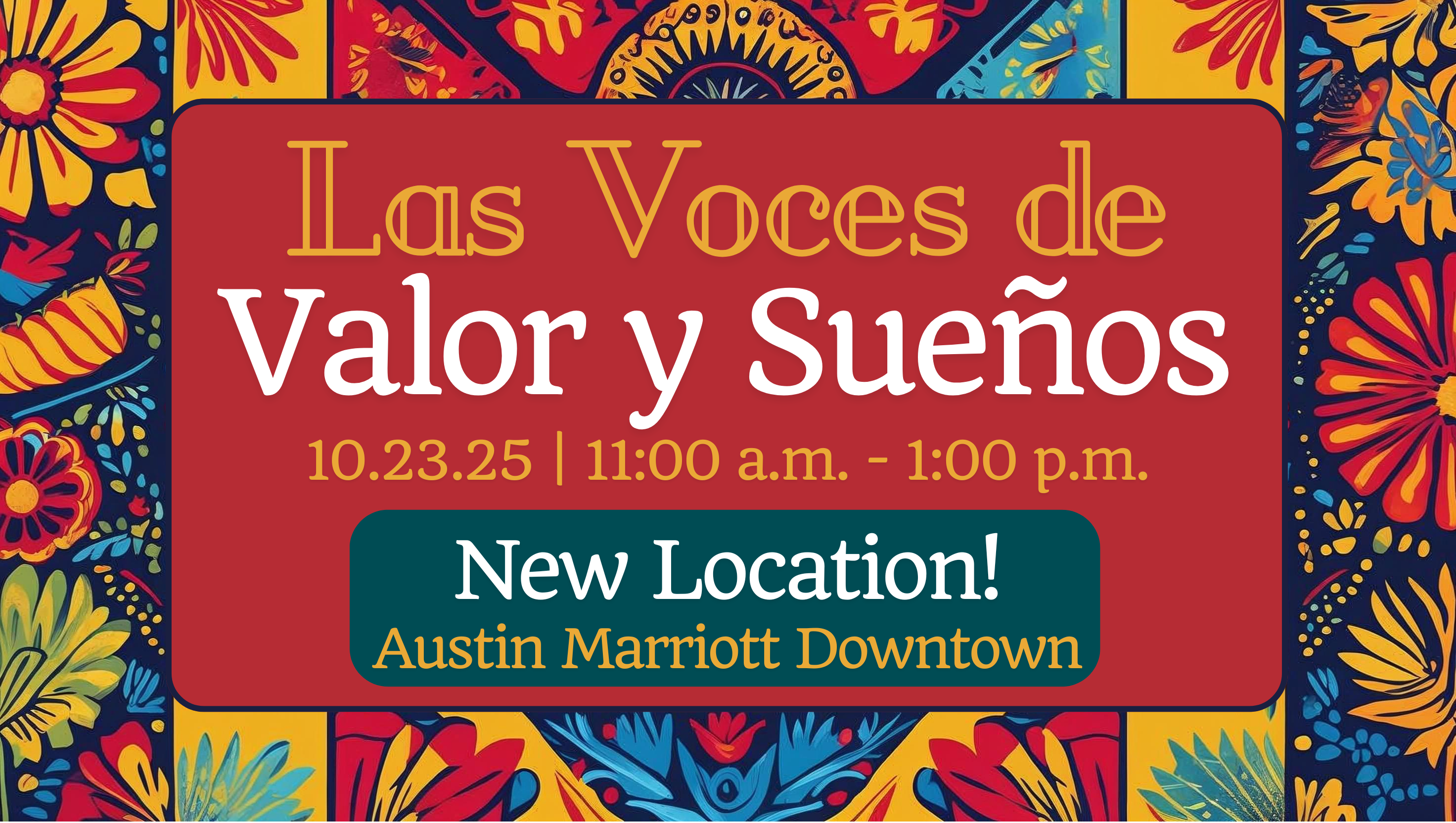 2025 Valor y Suenos - new location